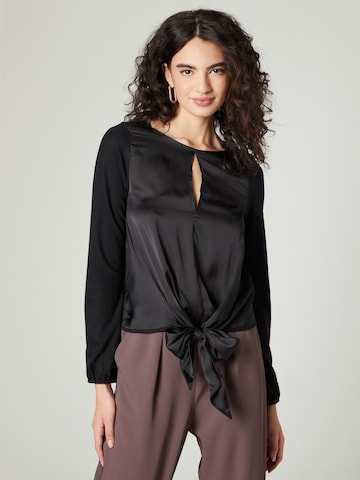 Guido Maria Kretschmer Collection Blouse 'Diana' in Black: front