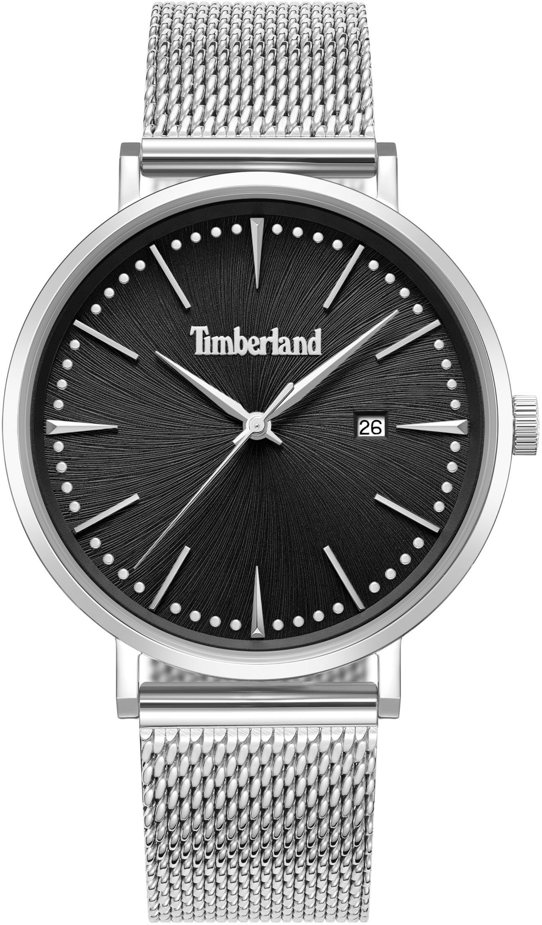 TIMBERLAND Analoog horloge 'Ripton' in Zilver: voorkant