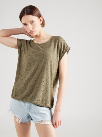 Tricou 'Ru44th' de la ZABAIONE pe verde