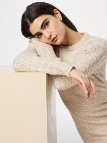 Pimkie Knitted dress 'BELIA' in Beige