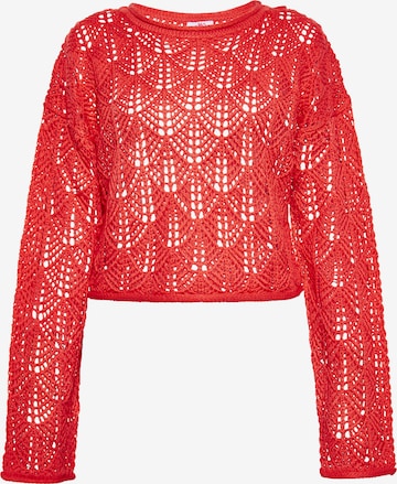 MYMO Пуловер в червено: отпред