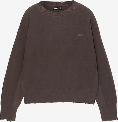 Pull&Bear Neulepaita 'STWD' koossa XS värissä antrasiitti / musta, Tuotenäkymä