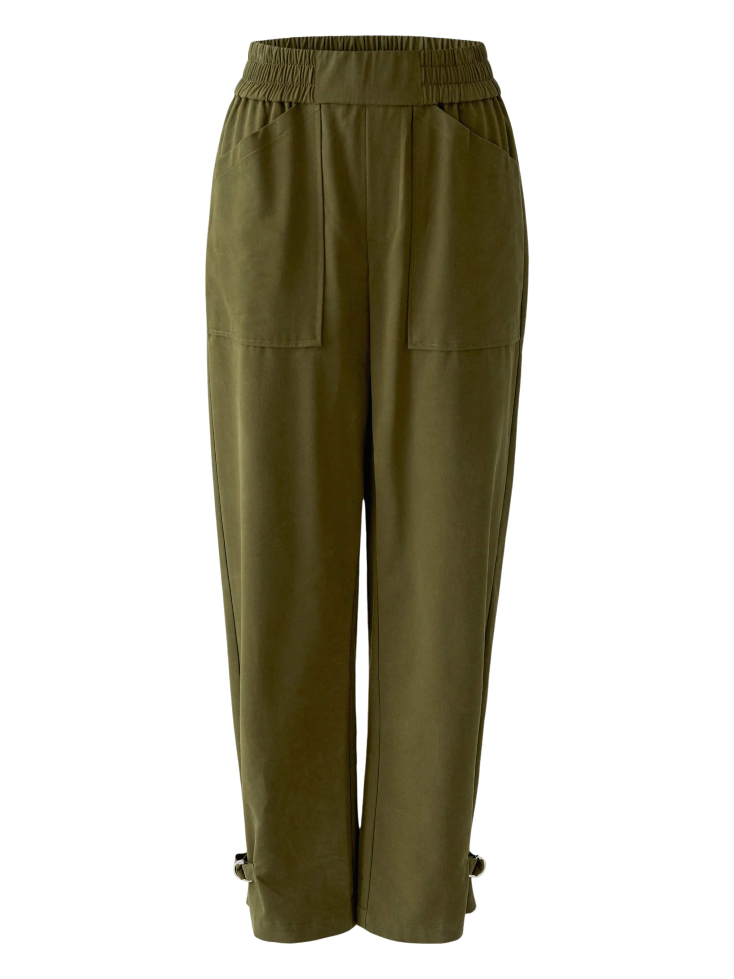 OUI Loosefit Hose in Grün: Vorderseite