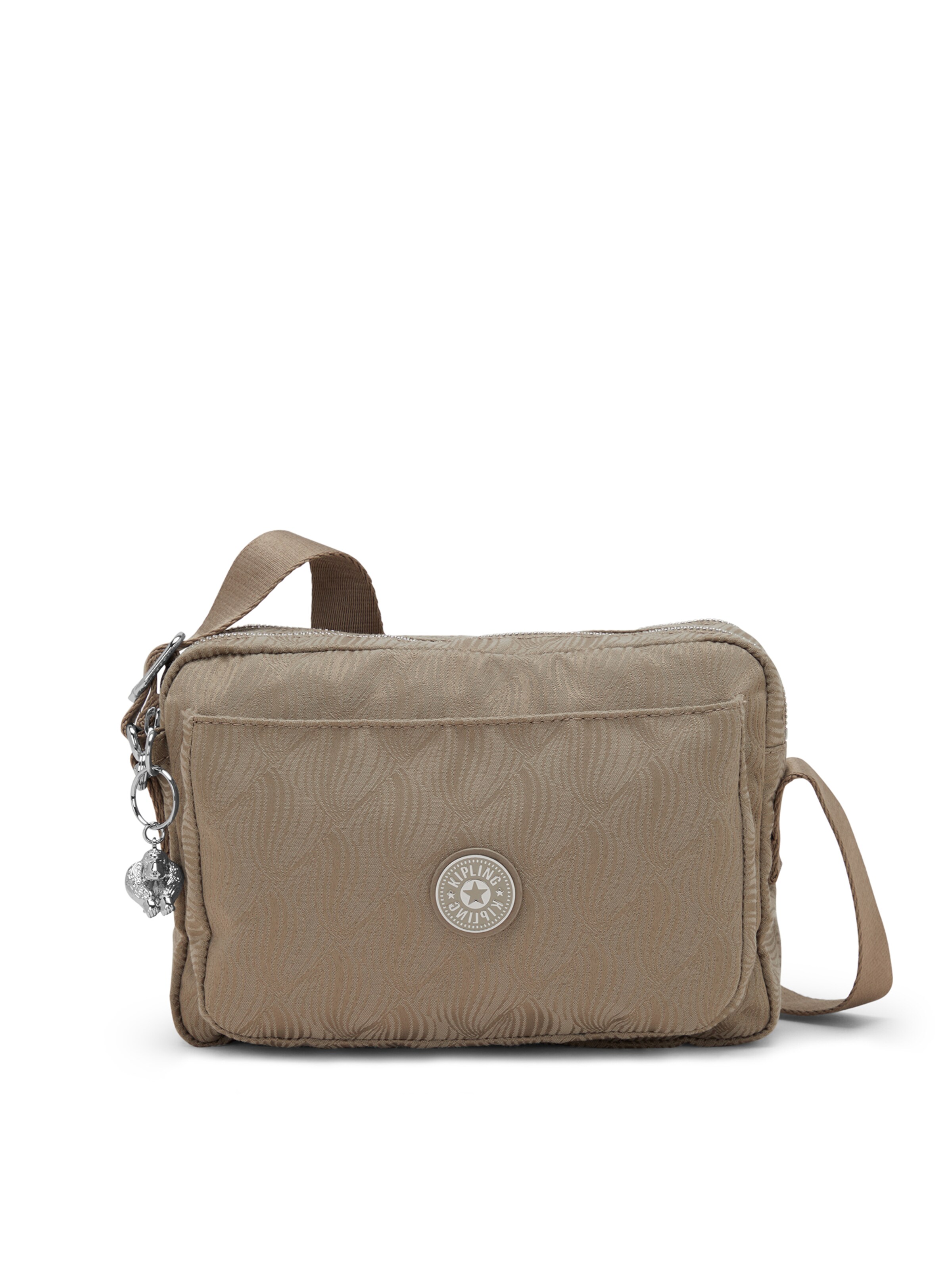 KIPLING - Bolso de hombro 'Abanu' en marrón: frente