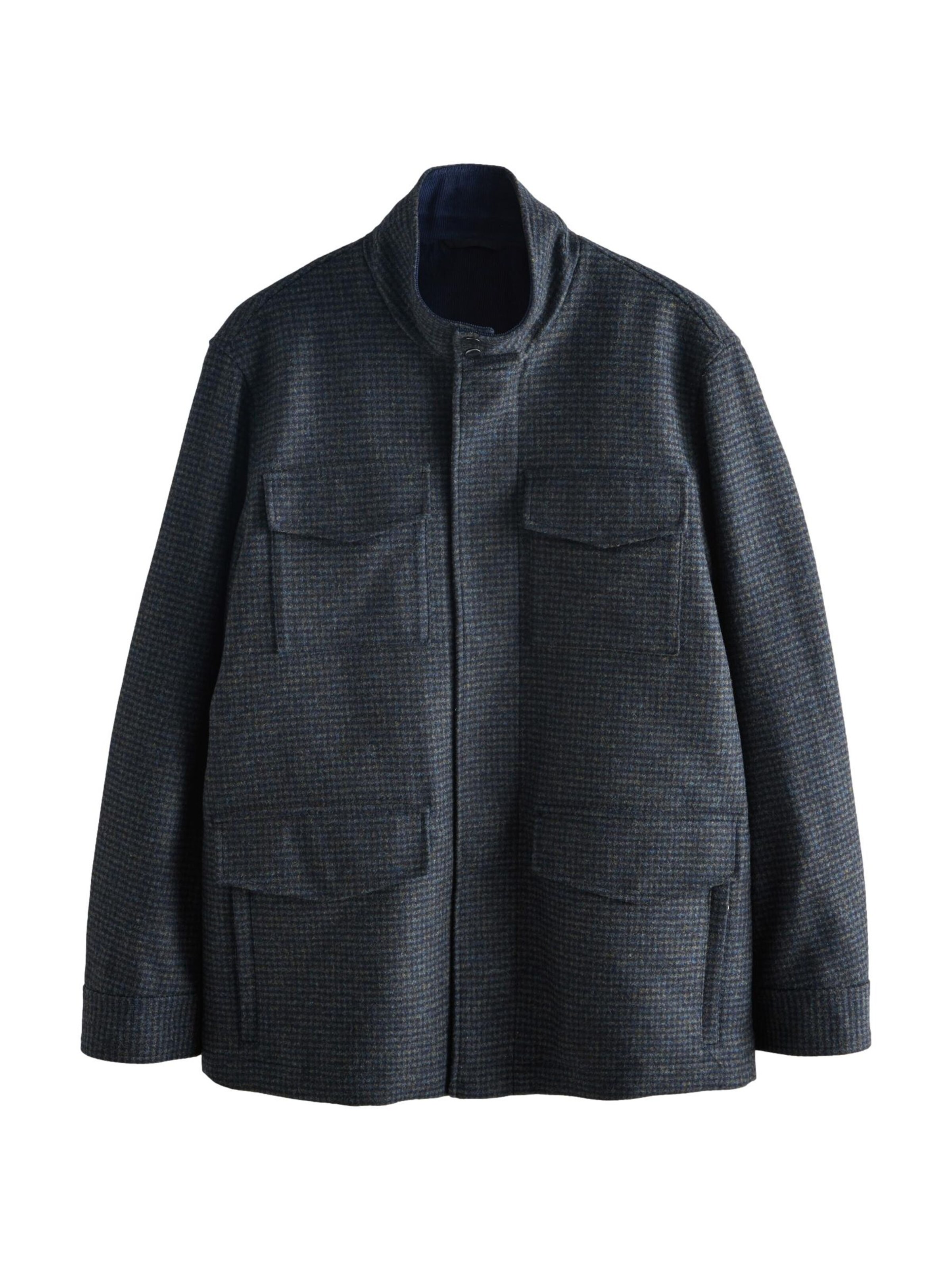 Next Jacke in Blau: Vorderseite
