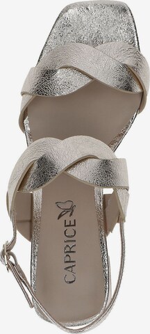 CAPRICE Strap Sandals in Gold