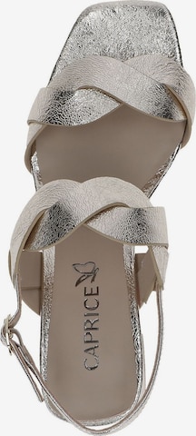 CAPRICE Strap Sandals in Gold