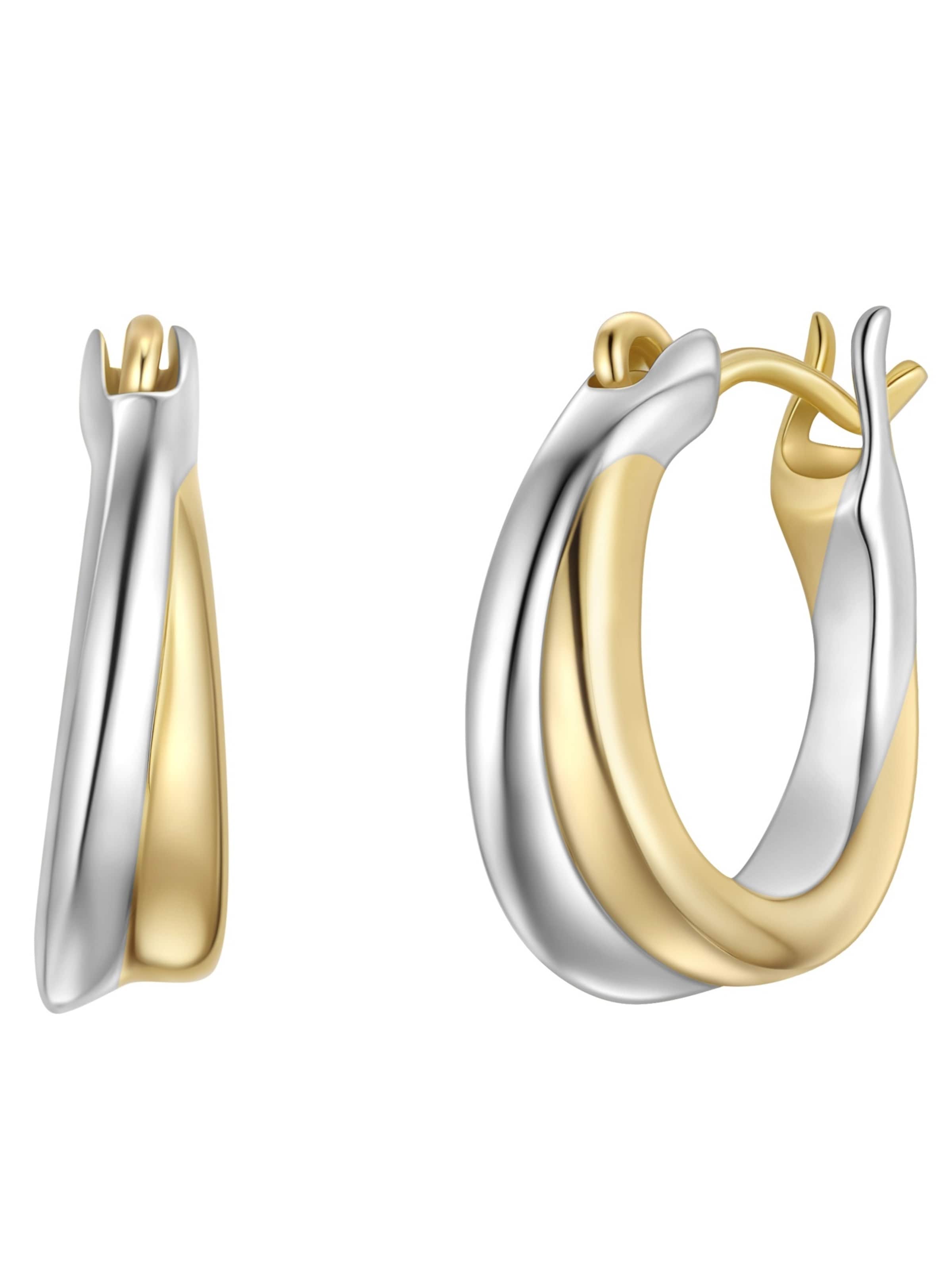 Glanzstücke München Ohrringe in gold / silber, Produktansicht