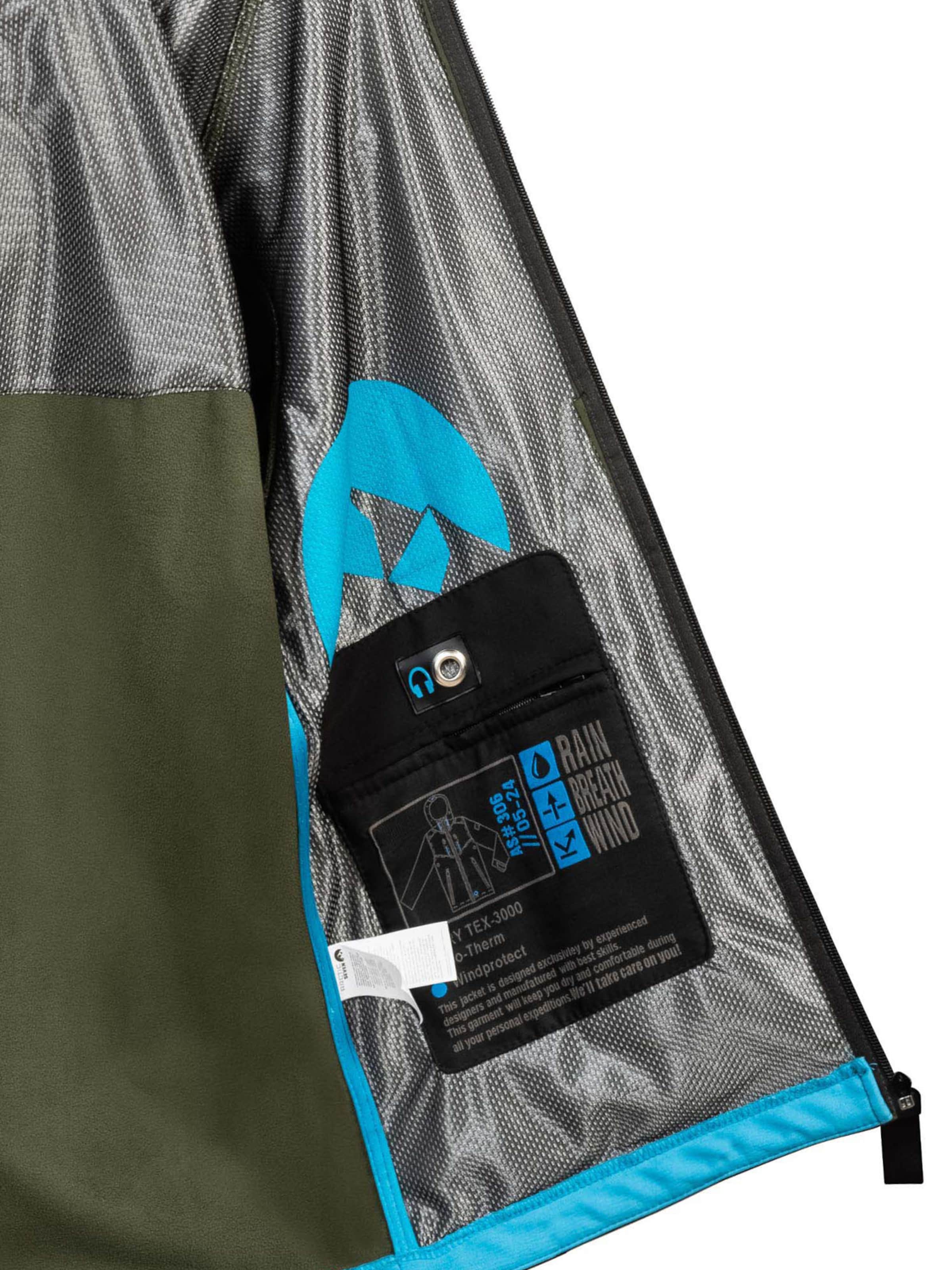 Arctic Seven Outdoor jacket 'AS306' in Green