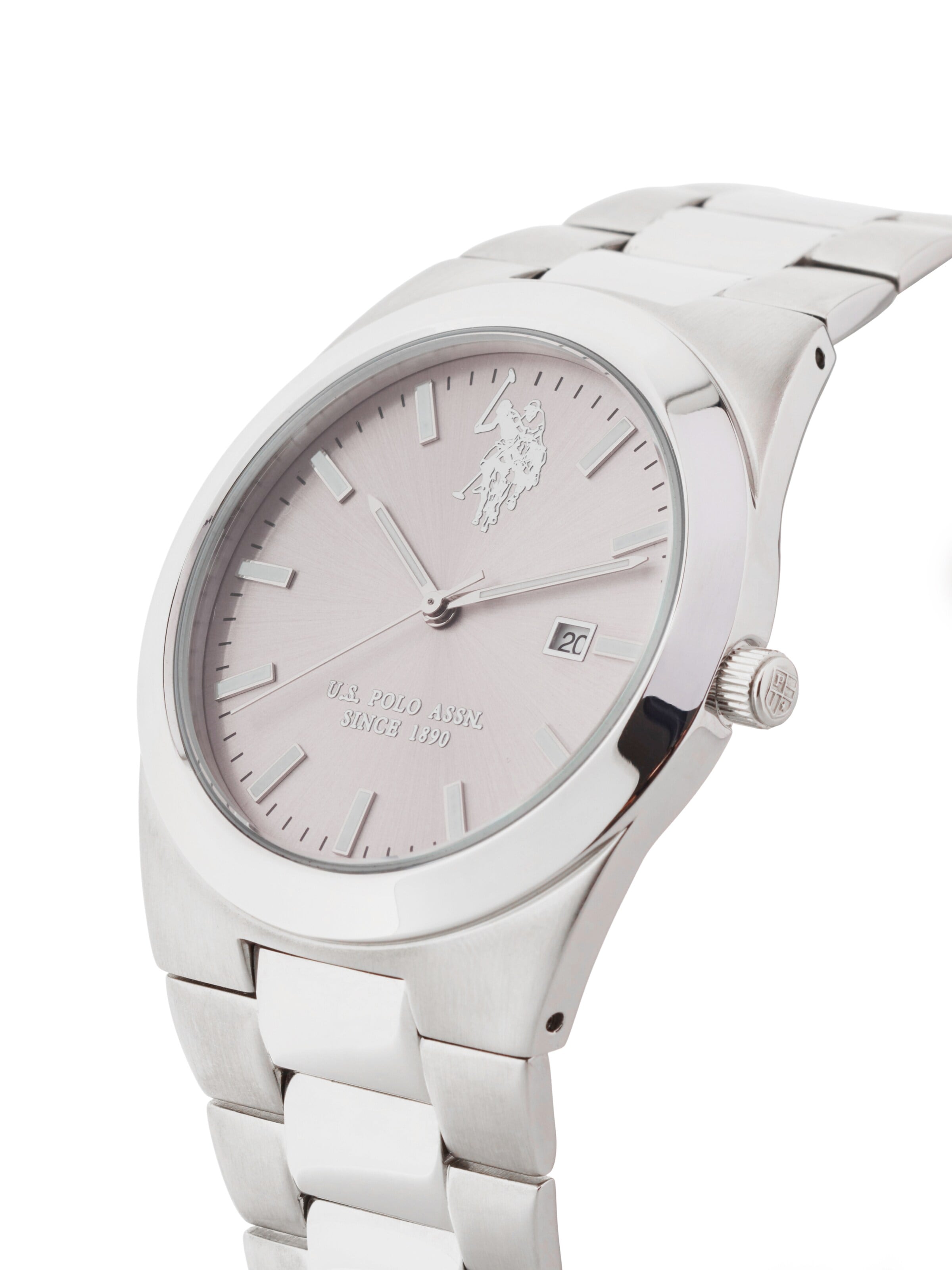 U.S. POLO ASSN. Analog watch 'George' in Silver