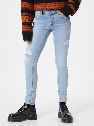 Skinny Jean 'Lydia' VERO MODA en bleu : devant