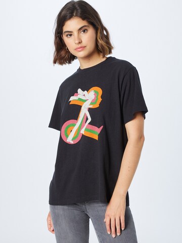 LEVI'S ® Shirt 'Graphic Jet Tee' in Zwart: voorkant