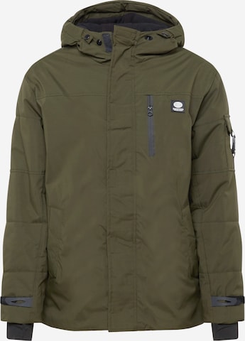 Petrol Industries Winter jacket in Green: front