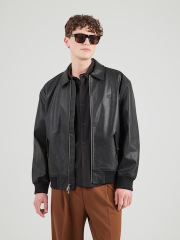 Veste mi-saison Calvin Klein Jeans en noir : devant