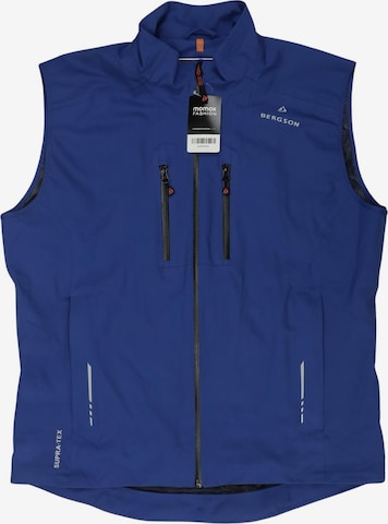 Bergson Weste XL in Blau: Vorderseite
