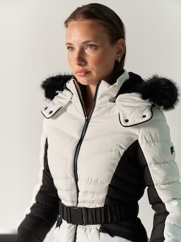 KOROSHI Winterjas in Wit