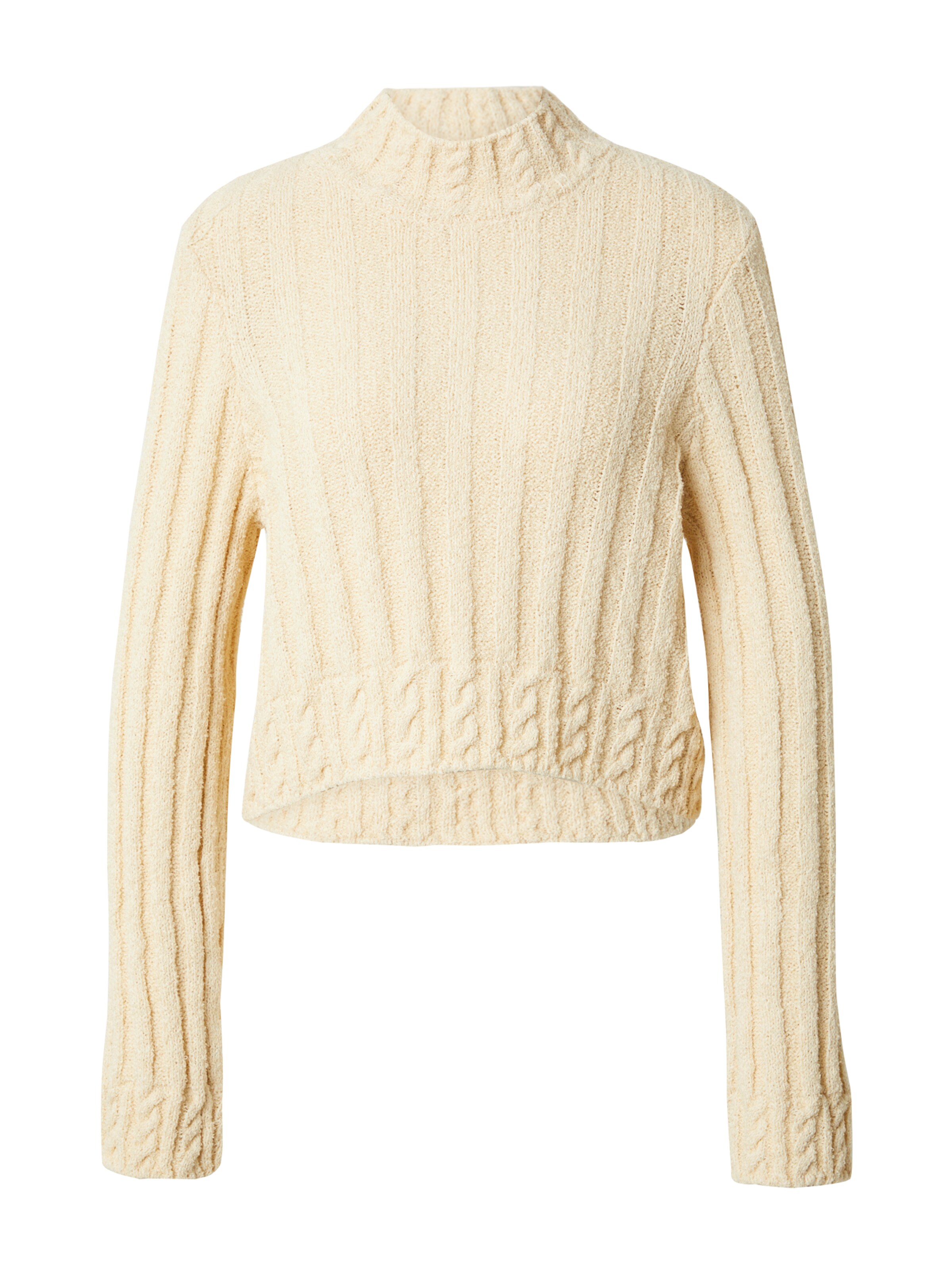 modström Свитер 'Fina' в Бежевый: спереди