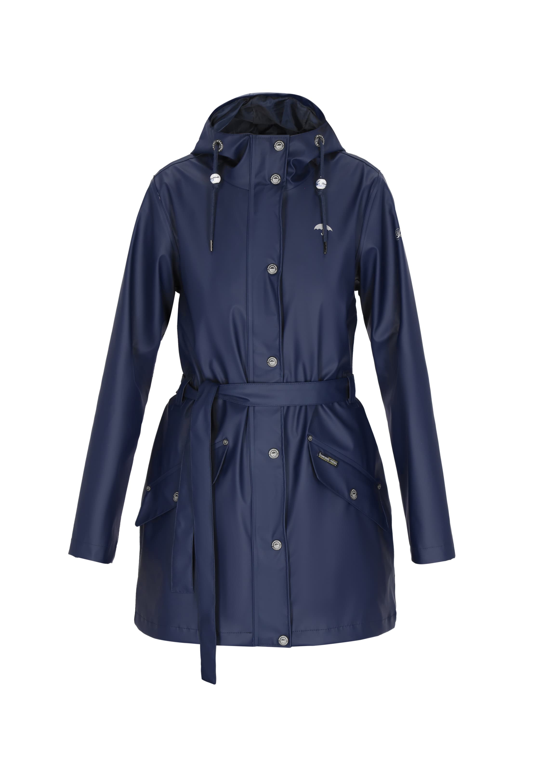 Schmuddelwedda - Abrigo funcional en azul: frente