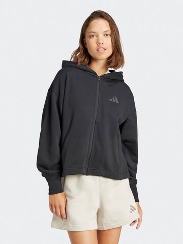 ADIDAS SPORTSWEAR Αθλητική ζακέτα φούτερ 'ALL SZN' σε μαύρο: μπροστά