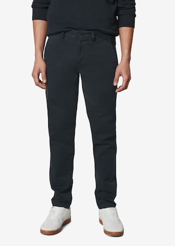 Marc O'Polo Regular Chino 'Stig' in Blauw: voorkant