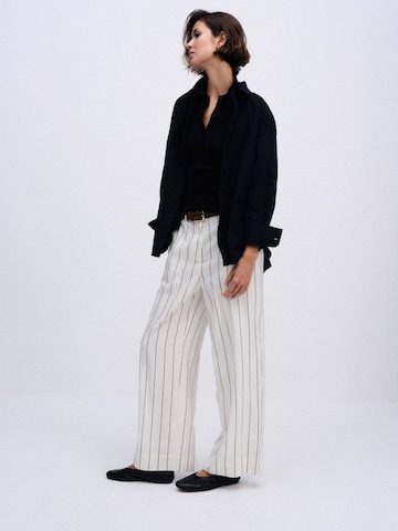 The Set Wide Leg Hose in Blau