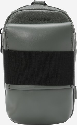 Calvin Klein Crossbody Bag in Grey: front