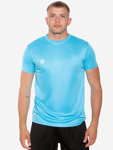 Stark Soul - Camisa funcionais em azul: frente