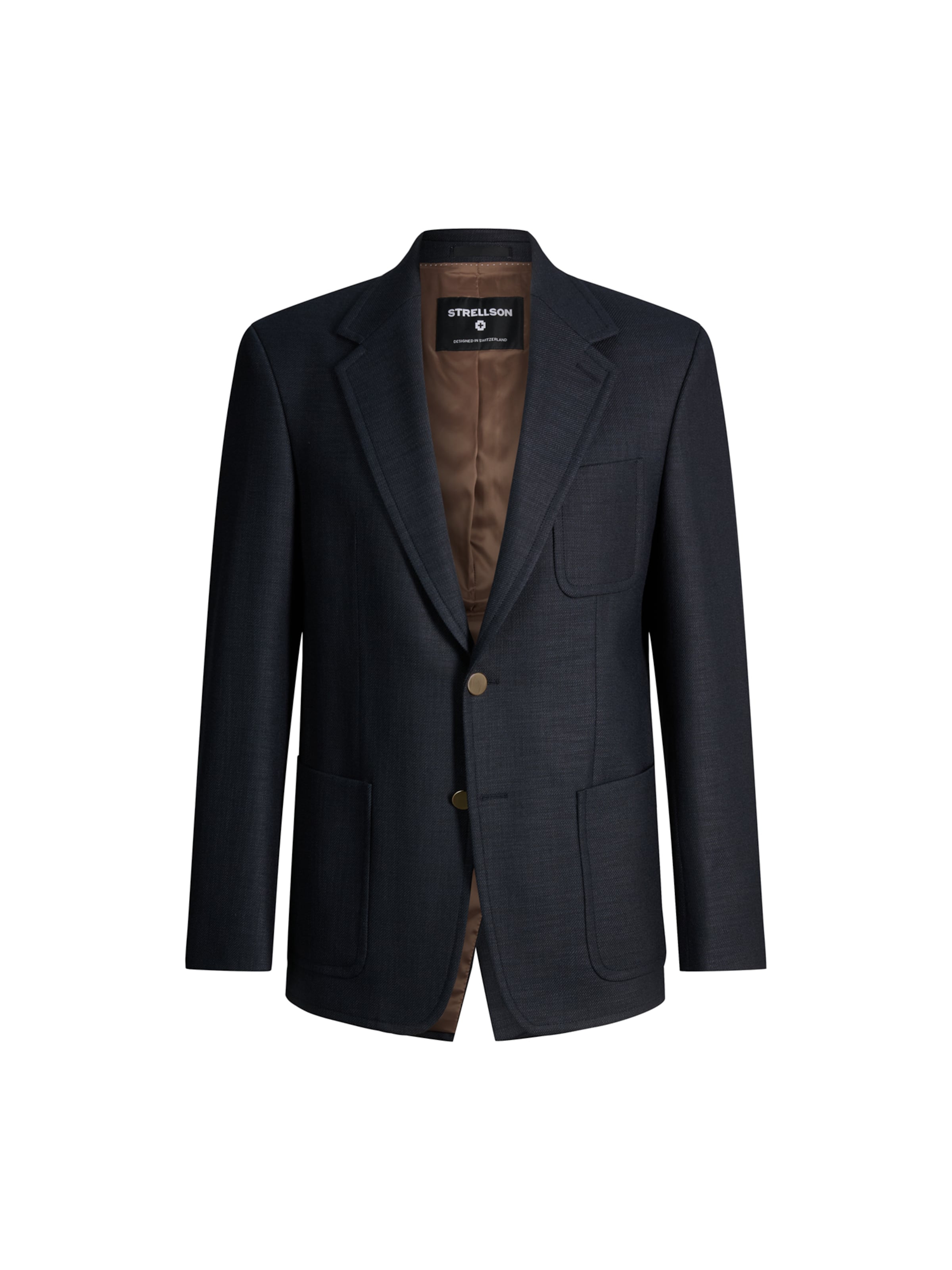 Coupe regular Veste de costume STRELLSON en bleu : devant