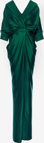 acob a porter Abendkleid in Grün: Vorderseite