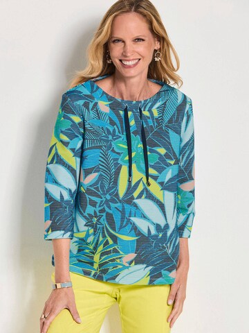 Sweat-shirt Goldner en bleu : devant