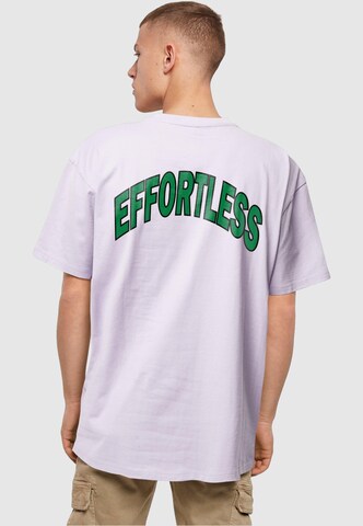 Merchcode T-Shirt 'Attitude' in Lila