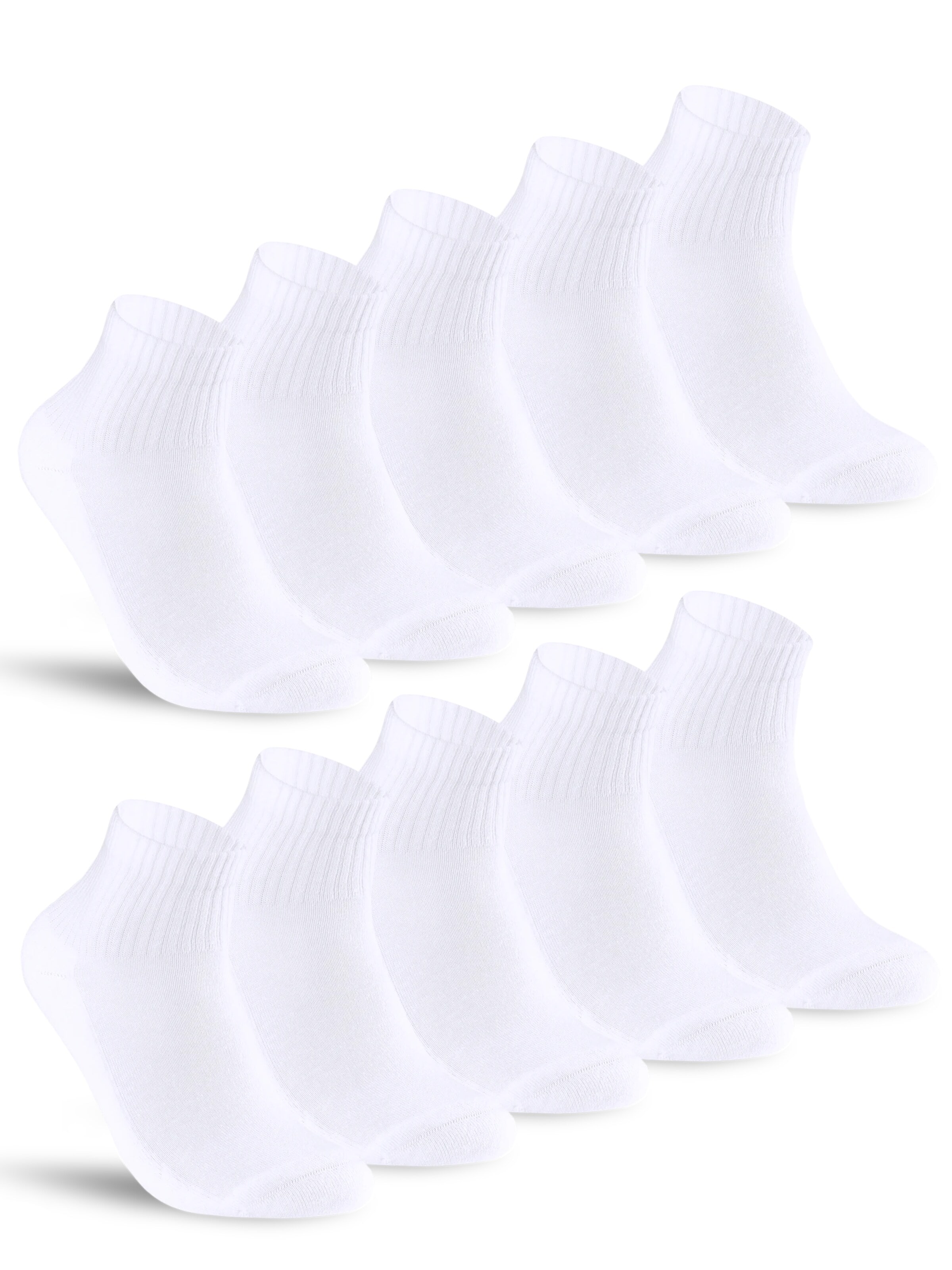 sockenkauf24 Athletic Socks in White: front