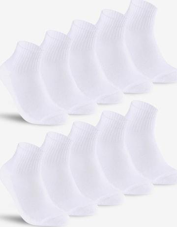 sockenkauf24 Athletic Socks in White: front