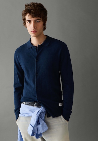 Pepe Jeans Strickjacke 'Andre' in Blau: Vorderseite