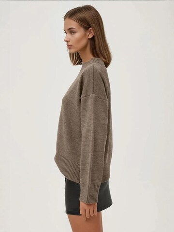 Hiccup Sweter w kolorze brązowy