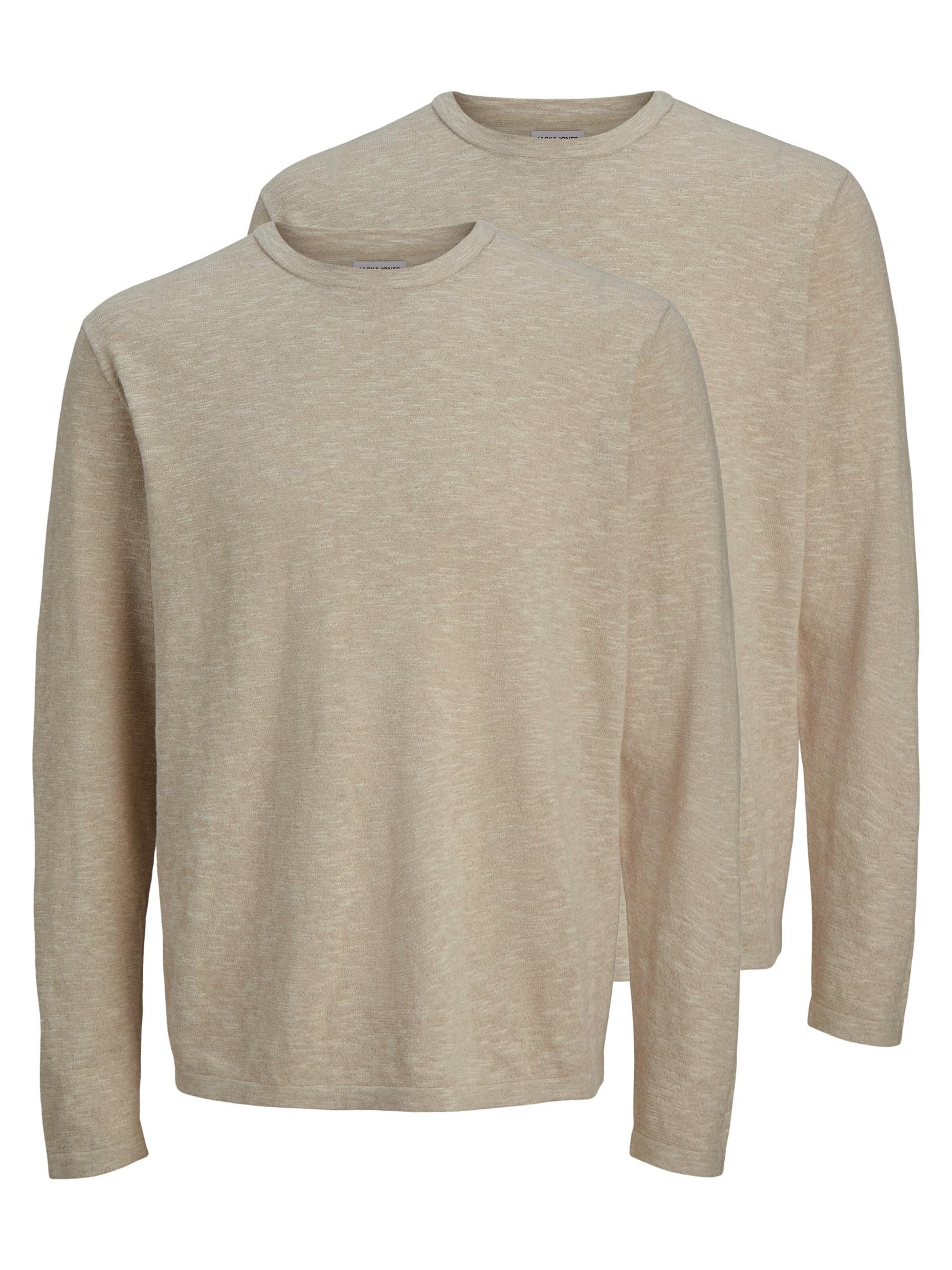 JACK & JONES Sweater 'Summer' in Beige: front
