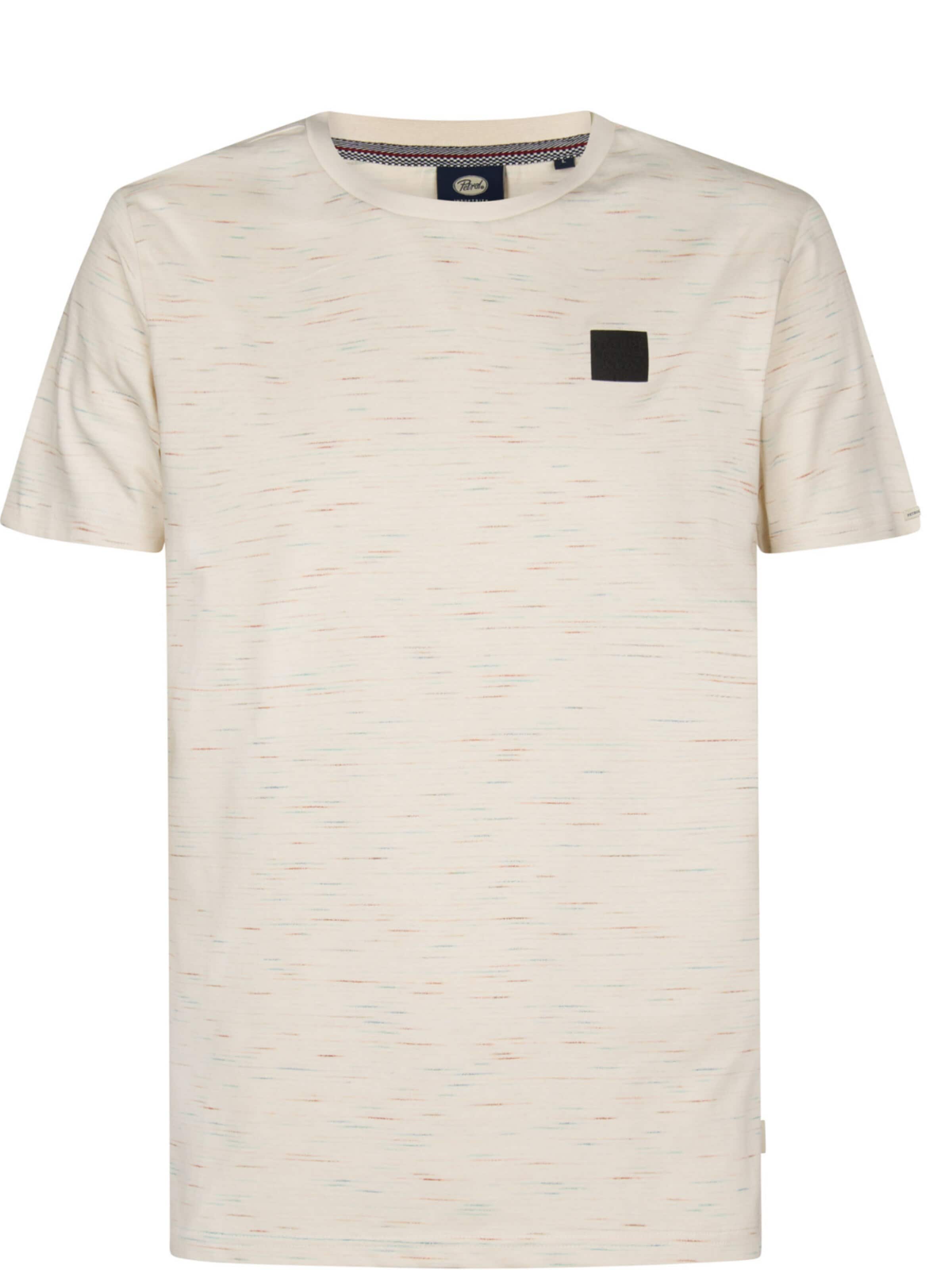 T-Shirt 'Petrol Industries - Heren t-shirt' PETROL en beige : devant