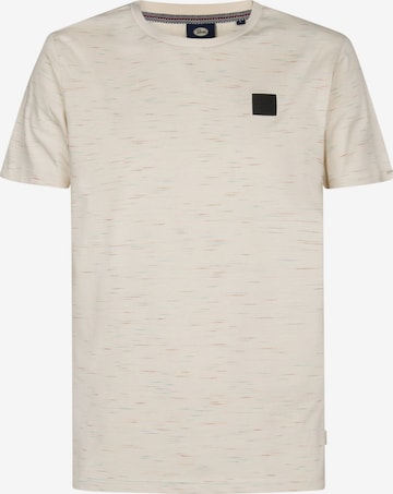 T-Shirt 'Petrol Industries - Heren t-shirt' PETROL en beige : devant