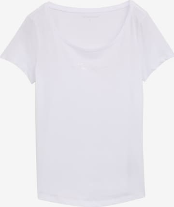 TOM TAILOR Shirt in White: front