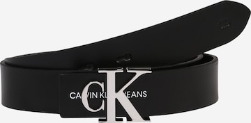 Ceinture Calvin Klein Jeans en noir : devant