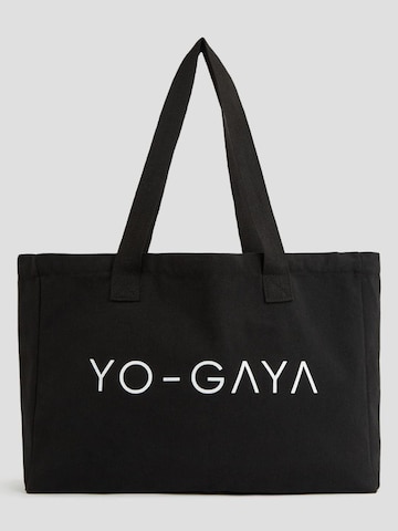 YO-GAYA Shopper 'Canvas Bag' in Zwart: voorkant