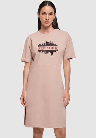 Merchcode Kleid 'New York' in Pink: predná strana
