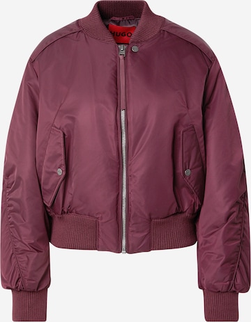 HUGO Přechodná bunda 'Ferida-2' – fialová: přední strana