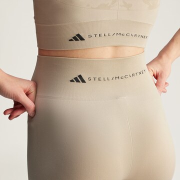 Skinny Pantalon de sport 'TrueStrength' ADIDAS BY STELLA MCCARTNEY en beige