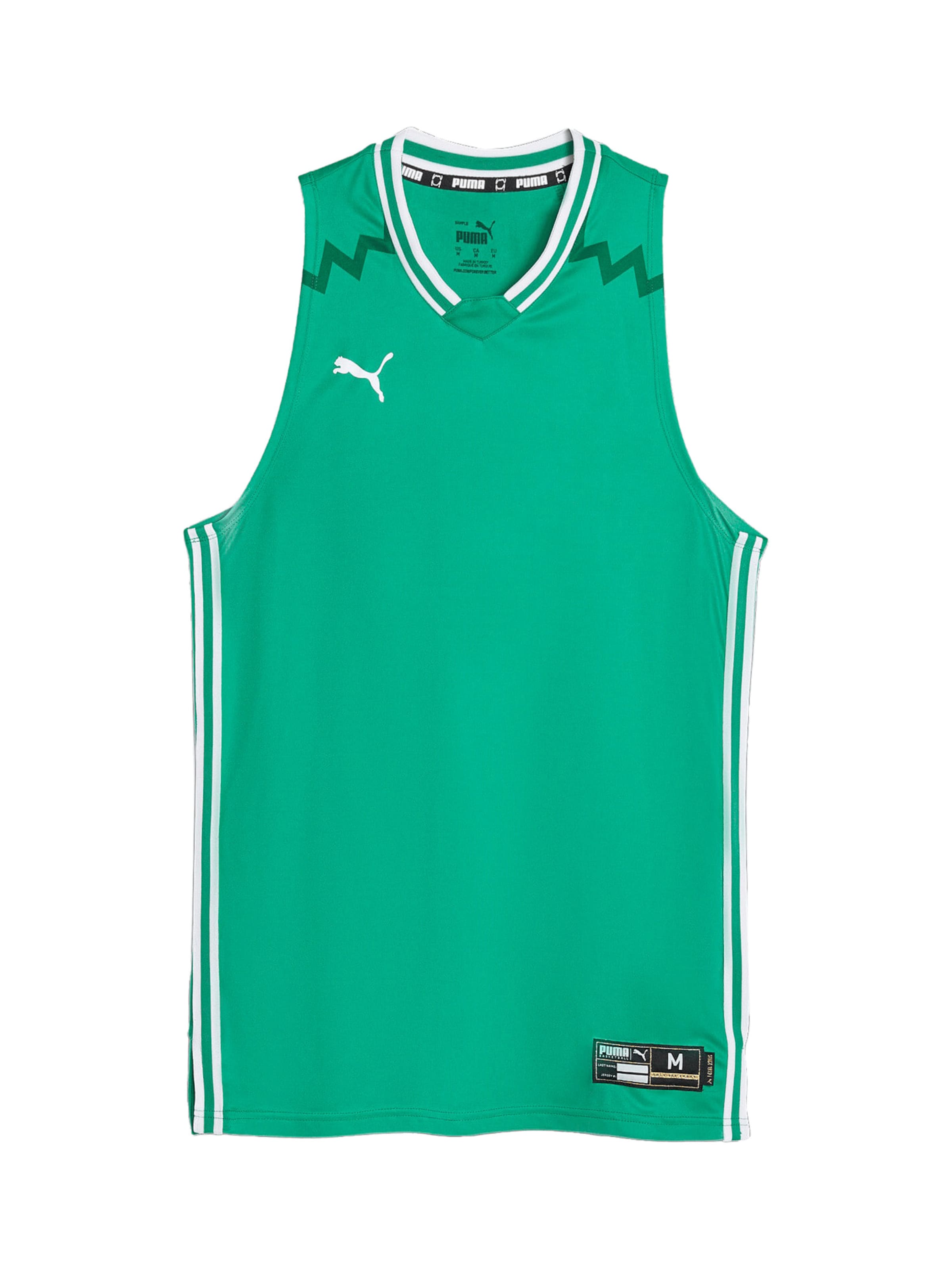 PUMA Trikot 'Hoops Team Game' in Grün: Vorderseite