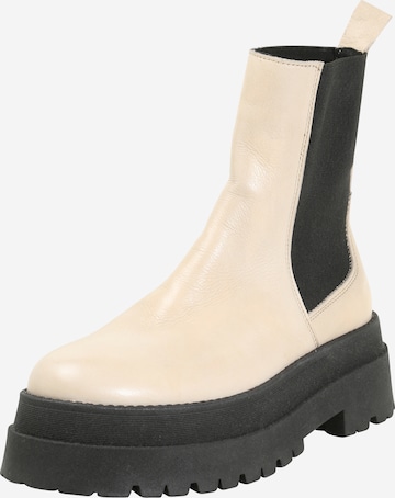 Boots chelsea 'Joselyn' di LeGer by Lena Gercke in beige: frontale