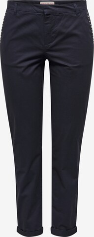 ONLY Regular Chino 'Biana' in Blauw: voorkant