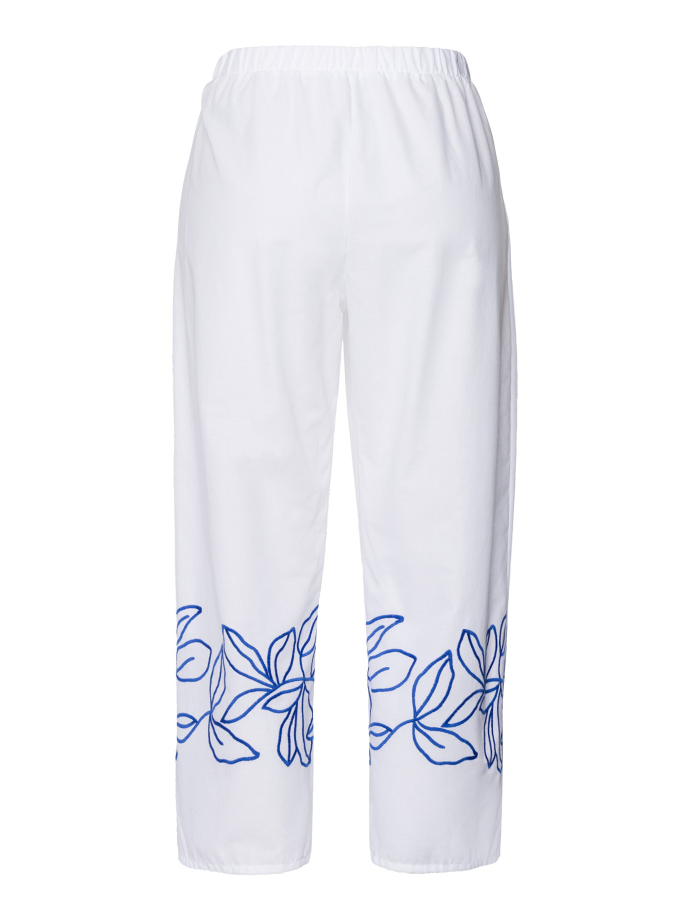 Hanro Pyjamahose ' Liz ' in Weiß