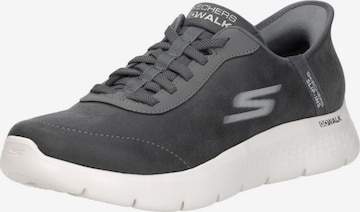 SKECHERS Platform trainers 'Slip-Ins: Go Walk Flex' in Grey: front
