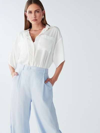 Willa Pantalon à pince 'Rise' en bleu, Vue avec produit